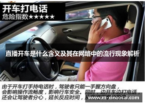 直播开车是什么含义及其在网络中的流行现象解析